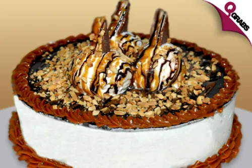 For QR90 Indulge with Your Choice of Delicious Gelato Cakes - Choose from 5 Scrumptious Flavors! (QR180 Value)
